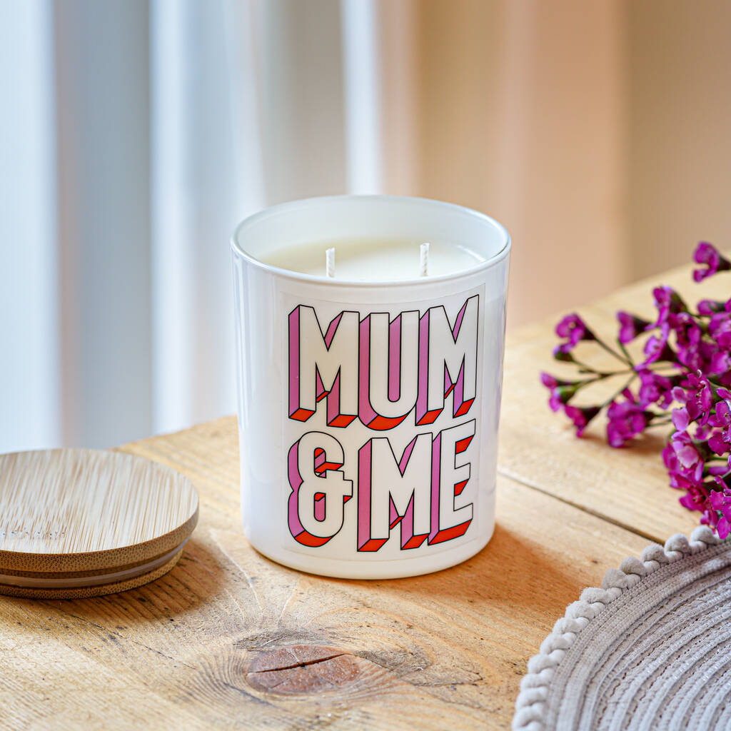 Personalised Mum And Me Mothers Day Candle, 1 of 5