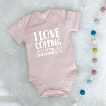 Father And Child Love … Personalised Babygrow, 4 of 10