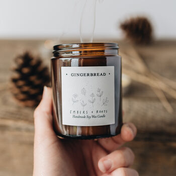 Gingerbread Soy Wax Candle, 2 of 11