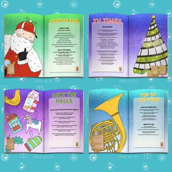 Personalised 'Beat The Book' Christmas Quiz Book, 6 of 8