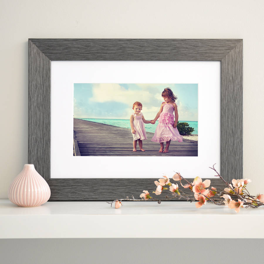 Bespoke Brushed Grey Frame By Picture That Frame