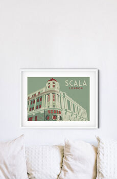 Scala London Travel Poster Art Print, 3 of 6