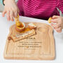 Personalised Engraved Egg And Toast Board Gift For Friends, thumbnail 2 of 6