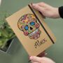 Personalised Halloween Day Of The Dead Notebook, thumbnail 1 of 2