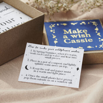 Personalised Wildflower Wishes Gift Box, 5 of 6