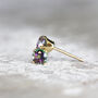 Mystic Topaz Stud Earrings, thumbnail 6 of 12