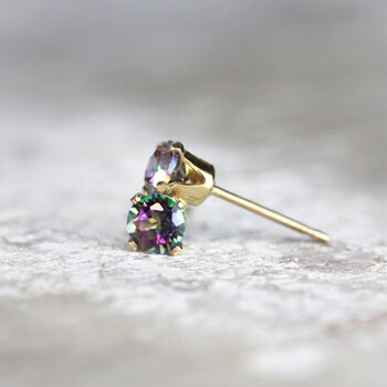 Mystic Topaz Stud Earrings, 6 of 12