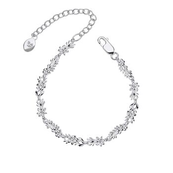 Sterling Silver Country Garden Tennis Bracelet, 5 of 6
