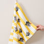 Monkey Stripe Tea Towel, thumbnail 1 of 2