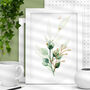 Botanical Leaf Print Set Of Four In Green Gold, thumbnail 2 of 5