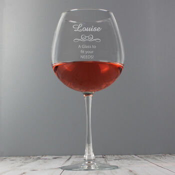 Decorative Bottle Of Wine Personalised Glass, 5 of 10
