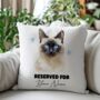 Personalised Balinese Cat Reserved For Cushion Cover, thumbnail 2 of 2