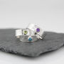 Sterling Silver Birthstone Toe Ring, thumbnail 4 of 8