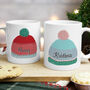 Personalised Woolly Hats Set Of Two Mugs, thumbnail 1 of 7