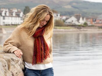 100% Baby Alpaca Rockpool Scarf, 4 of 6