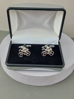 Cyclist Cufflinks, 2 of 5