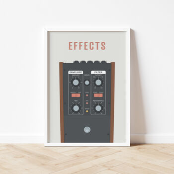 Moogerfooger Effects Print | Guitar Music Poster, 3 of 8