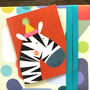 Mini Zebra Greetings Card, thumbnail 1 of 5