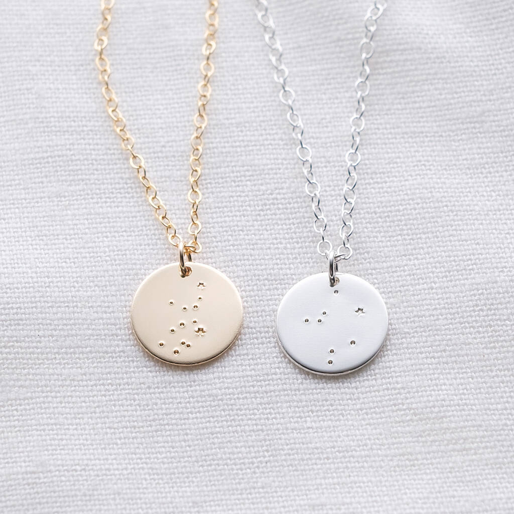 Personalised Star Constellation Necklace By Minetta Jewellery