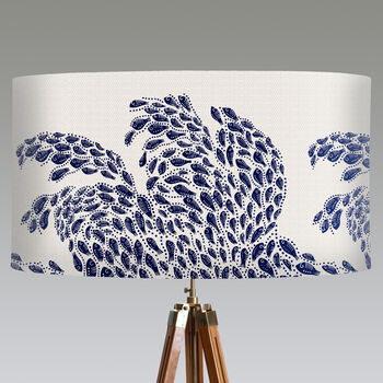Little Fishes Wave, Coastal Lamp Shade, 4 of 5