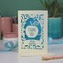 Personalised Papercut Teacher Apple Card, thumbnail 5 of 7