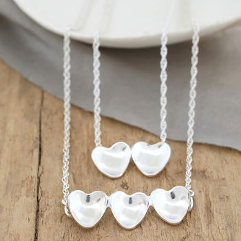 Silver Heart Necklace. Valentines Gift, 9 of 12