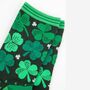 Women's Lucky Irish Shamrock Bamboo Socks, thumbnail 3 of 4