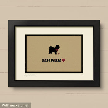Personalised Tibetian Terrier Print For One Or Two Dogs, 5 of 10