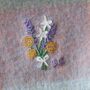 Chunky Wool Scarf Personalised Birthday Flower Gift, thumbnail 10 of 10