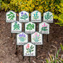 10 Piece Herb Plant Labels Hand Painted, thumbnail 1 of 4