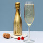 Bottega Gold Prosecco Gift Set With Personalised Flute, thumbnail 1 of 2