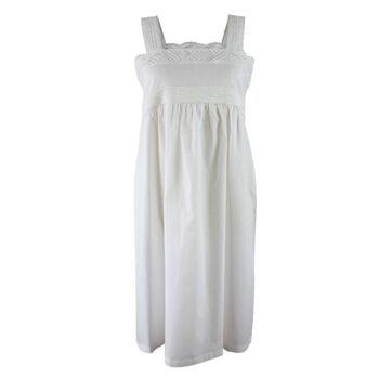 Ladies Strappy Short Nightdress With Lace 'Nellie', 2 of 2