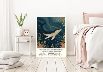 Natural History Ocean Whale Art Print, 4 of 4