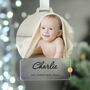 Personalised Baby's 1st Christmas Photo Bauble, thumbnail 1 of 2