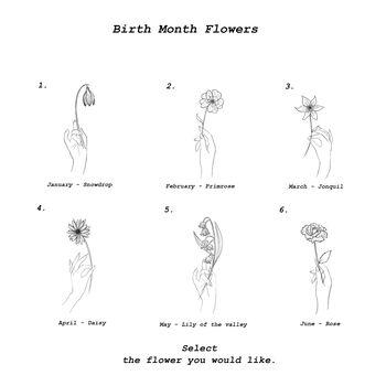 Birth Flower Print, 2 of 4