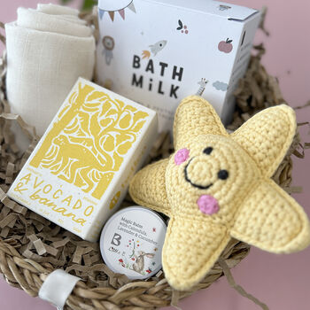 Beginnings New Baby Natural Gift Basket, 3 of 11