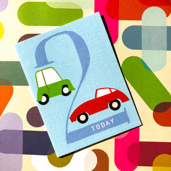 Mini Cars 2nd Birthday Card, 4 of 5