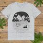Wild Swimming Bear, Organic Men's T Shirt, thumbnail 3 of 4