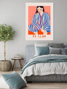 Female 'Pyjamas Club' Art Print, 3 of 3