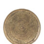 Brass Etched Circular Tray, thumbnail 2 of 3