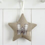 Personalised Initial Hanging Star Gift For Boy Or Girl, thumbnail 4 of 12