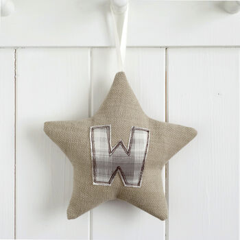 Personalised Initial Hanging Star Gift For Boy Or Girl, 4 of 12