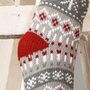 Personalised Traditional Knitted Christmas Stocking, thumbnail 4 of 7