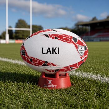 Personalised Gilbert Tonga Rugby Ball, 2 of 3