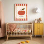 Cute Apple Nursery Art Print, thumbnail 2 of 4