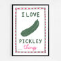 I Love Pickley Things Print, thumbnail 6 of 7