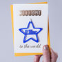 Personalised New Baby Star Keepsake Card, thumbnail 2 of 3