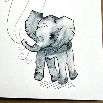 Baby Elephant Happy Valentine's Day Card, 3 of 3
