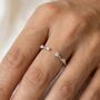 Diamond Open Band Ring, thumbnail 1 of 8