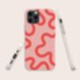 Pink Swirl Eco Friendly, Biodegradable Phone Case, thumbnail 1 of 8